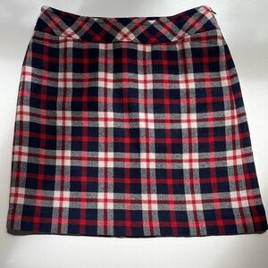 NWT Talbots wool blend plaid skirt. Ralph Lauren vibes. Size 8P